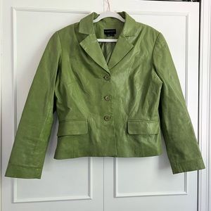 Bagatelle Green Leather Jacket